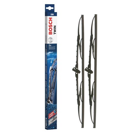 Bosch Balais d'Essuie–Glace Plats Conventionnel Twin 530