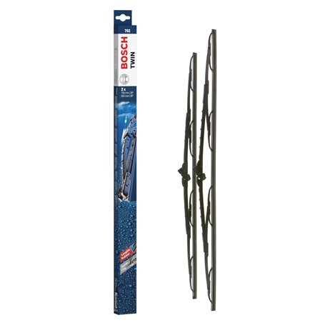 Bosch Balais d'Essuie–Glace Plats Conventionnel Twin 702