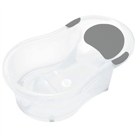 Baignoire transat dBb Remond pour bébé de 0 à 6 mois - blanche translucide pailletée