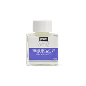 Pébéo Peinture Vernis Acrylique Phase Aqueuse 1 Flacon de 75 ml Mat 520400