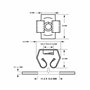 Restagraf - Clips-Écrou à Pressionner pour Carénage Sous Moteur - Acier C67S - Compatible avec Opel - Réf. 136015 - Sachet de 8,