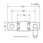Restagraf - Fusible Midi pour Automobile - Puissance 30 A - 58 V - Réf. 17130 - Sachet de 2