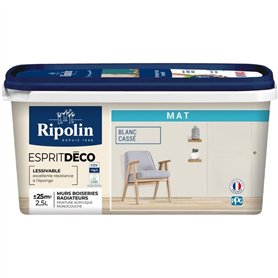 Esprit déco multi-supports blanc cassé mat - RIPOLIN - 2