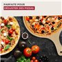 4 planches à découper rondes