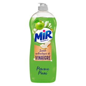 Mir Vaisselle Secrets de Vinaigre - Liquide Vaisselle Pomme-Poire 750ml