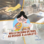 Paulette – Pierre Multi-Usages - Multi-Surfaces - 100% Naturel, Certifié Ecocert - Fabriqué en France - Parfum Citron – Boite 30