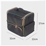 YGSGJSP Organisateur de Vernis à Ongles Boîte de Maquillage, étuis à cosmétiques de beauté Professionnels, Sac de Maquillage, bo