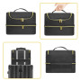Organisateur de vernis à ongles Sac De Rangement De Vernis À Ongles, 60 Bouteilles, Kit De Soins De Maquillage Cosmétique Portab