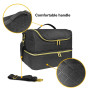 Organisateur de vernis à ongles Sac De Rangement De Vernis À Ongles, 60 Bouteilles, Kit De Soins De Maquillage Cosmétique Portab