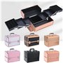 YGSGJSP Organisateur de Vernis à Ongles Boîte de Maquillage de beauté, étuis à cosmétiques Professionnels, boîte à Outils Multic