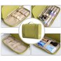 Organisateur de vernis à ongles Sac de rangement de voyage en Nylon imperméable, sac à cosmétiques unisexe for femmes, sacs de m