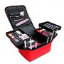 Organisateur de vernis à ongles Boîtes à cosmétiques professionnelles de grande capacité, Kit de Nail Art Portable à fermeture é