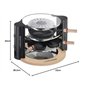 LAGRANGE Raclette Evolution® avec accessoires, Bois Clair