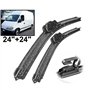 pour Renault Master 2 1997-2010 Balais D'essuie-Glace Caoutchouc D'essuie-Glace Voiture Accessoire