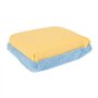 TURBOCAR - Eponge Voiture - Eponge Microfibre et Chamois synthétique - Dimensions: 4 x 8 x 12 cm - 1 Face Microfibre & 1 Face Ch