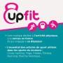 UPFIT - Haltère, haltère 3kg - Haltère musculation - Poids: 3kg - Couleur: gris - Facile à utiliser & à ranger - Pratique & robu