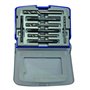 Coffret Tivoly 4 Tarauds Machines Gun Din 352 HSS M4 à M10 + 4 Forets métaux HSS