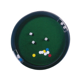 Kim play - 451380 - Jeux de société - Piste de jeu pour yams 45 cm avec des et jetons