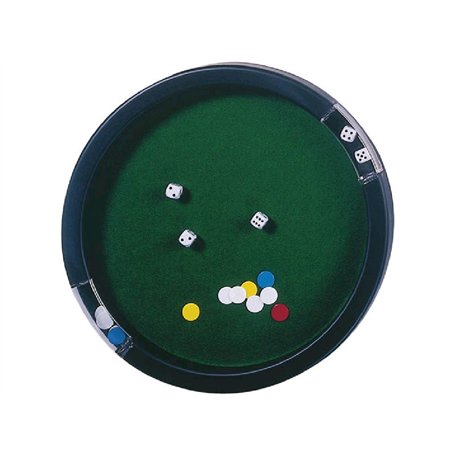 Kim play - 451380 - Jeux de société - Piste de jeu pour yams 45 cm avec des et jetons