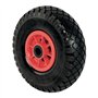 Roue de diable increvable 260mmx85mm - 3.00-4 alésage 20mm jante plastique - Idéal pour diable