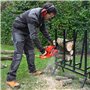 Tronçonneuse thermique - Guide de 50 cm - Cylindrée 49.2cm³ - Lubrification automatique de la chaîne - Frein de chaîne intégré