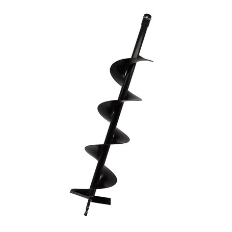 Mèche diamètre 150 mm pour tarière thermique – longueur 80 cm - Mèche de Forage Acier - Pose de Poteaux Clôture Plantation