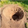 Mèche diamètre 300 mm pour tarière thermique – longueur 80 cm - Mèche de Forage Acier - Pose de Poteaux Clôture Plantation