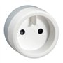Legrand - Adaptateur 2P 16A 230V pour branchement fiche standard français sur prise standard américain
