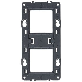 Support à vis pour 2 postes ou 4 à 5 modules pour Mosaic