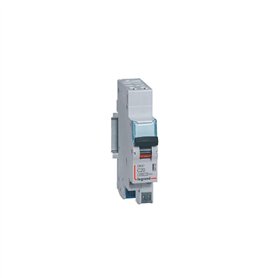 406784 Disjoncteur phase neutre 1P+N 20A Courbe C - 4.5/6kA - Bornes AUTO - 1 module - Legrand DNX3