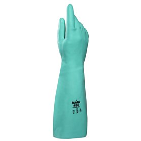 Mapa Ultranitrile Gants en caoutchouc nitrile professionnel Taille 8 – Vert (lot de 2)
