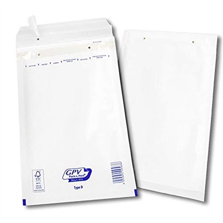 GPV 38373 Pochette Bulles Air 170x 265mm D 90g Économique Lot de 10 Kraft