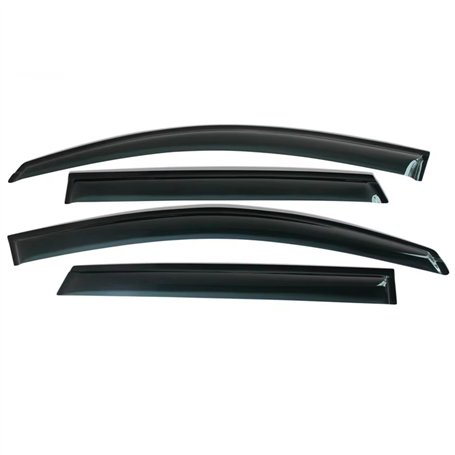 LJWAN 4 Pièces Deflecteur Vitre Voiture pour Nissan Qashqai J10 2008 2009 2010 2011 2012 2013 2014 2015