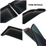 LJWAN 4 Pièces Deflecteur Vitre Voiture pour Nissan Qashqai J10 2008 2009 2010 2011 2012 2013 2014 2015, Visières latérales Avan