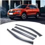 LJWAN 4 Pièces Deflecteur Vitre Voiture pour Skoda Karoq 2018-2020