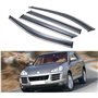 LJWAN 4 Pièces Deflecteur Vitre Voiture pour Porsche Cayenne 2007-2010