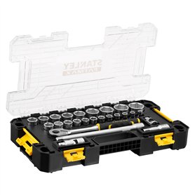 STANLEY Coffret de Douilles STAKBOX L - FMMT98103-1 - 1/2" - Jeu de 26 Pièces - STANLEY FATMAX