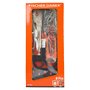 Fischer Darex 810904 Module de rangement comprenant 1 pince multiprise et 1 pince étau, Noir