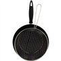 Poele a frire - MENASTYL - 3645749 - En acier émaillé - Noir - 26 cm - Tous feux dont induction