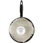 Poele a frire - MENASTYL - 3645749 - En acier émaillé - Noir - 26 cm - Tous feux dont induction