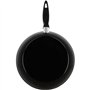 Poele a frire - MENASTYL - 3645749 - En acier émaillé - Noir - 26 cm - Tous feux dont induction