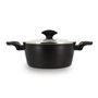 Faitout - MENASTYL - 6020646 - En alumimium forgé - 20 cm - Noir - Tous feux dont induction