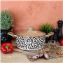 MENASTYL - Faitout léopard 24cm en aluminium recyclé marron - 6020956