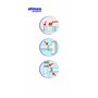 Atmos Products 1123 ATMOSMULTI Acier Soudure A Froid EPOXY Stop FUITES ACIER-28GR-ATMOSMULTI-ATMOS, Noir/translucide