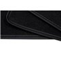DBS - Tapis de Voiture - sur Mesure pour Megane 3 (2008-2016) - avec Clips de Fixation - Tapis de Sol antidérapant pour Automobi