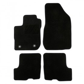 DBS - Tapis de Voiture - sur Mesure pour Sandero/Stepway (2018 à 2020) - avec Clips de Fixation - Tapis de Sol antidérapant pour