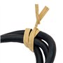 La Cordeline 1000 Liens Twist torsadés Papier Kraft+Fil métal 15cm pour Sacs, sachets, Serre-câble, Naturelle