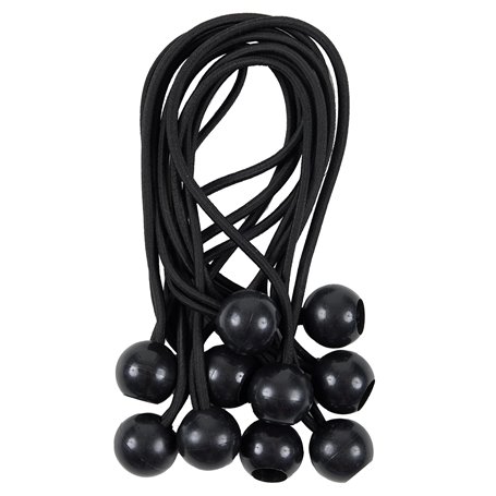 Gecosac Tendeur Elastique avec Boule 10 pièces 17cm - Sandow Elastique pour Fixation rapiden bâche