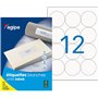 Apli Agipa – Pochette Étiquettes Rondes Adhésives Blanches Multi-Usages – 63.5 mm– Certifié FSC – 300 Étiquettes