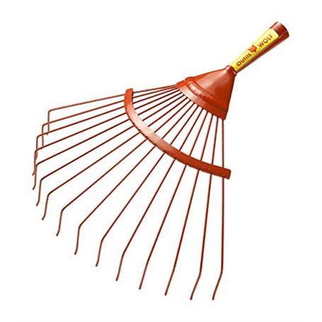 Outils Wolf Spain UA35 Balai à feuilles sans manche Orange/jaune